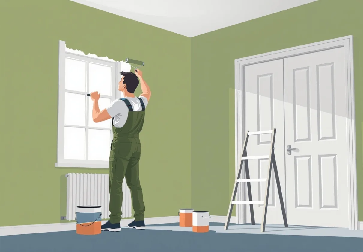 Peintre Le Pradet 83220 en intervention sur un chantier